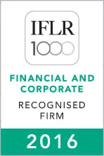 IFLR 1000 - Recognised Firm